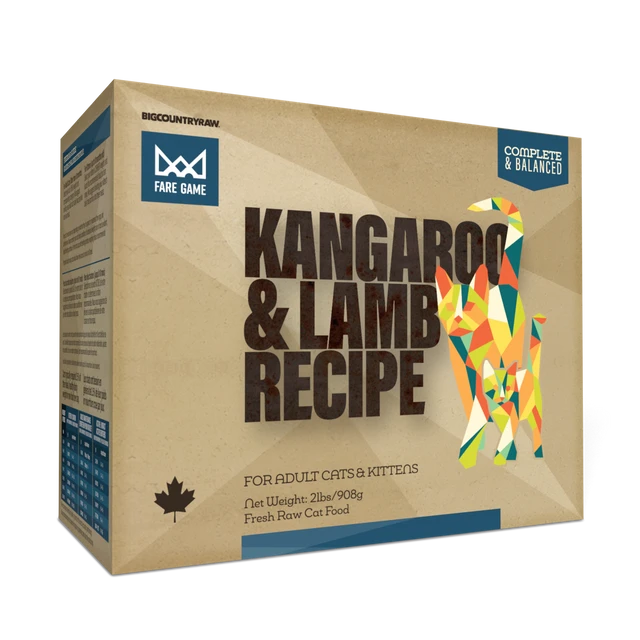 BCR FARE GAME Chat Kangourou & Agneau 0.9kg