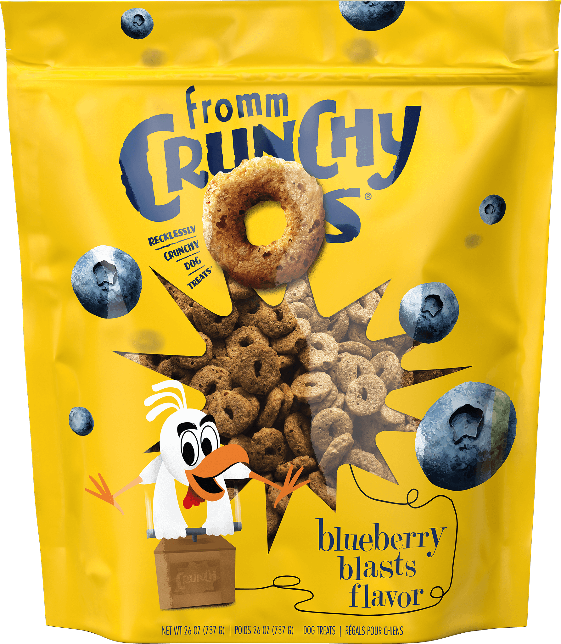 FROMM CRUNCHY O's Gâteries Chien Blueberry Blasts 170g