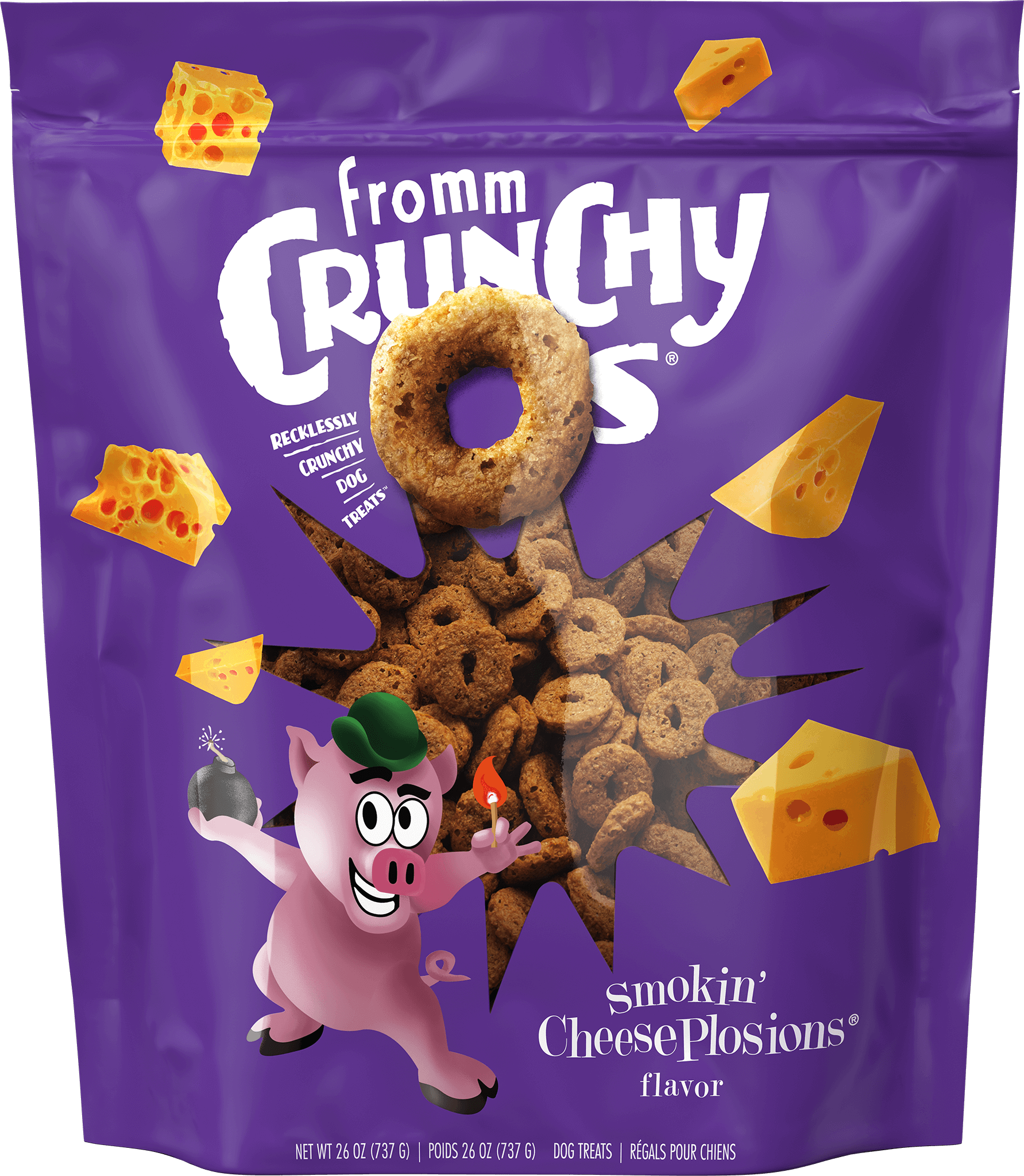 FROMM CRUNCHY O's Gâteries Chien CheesePlosions 170g