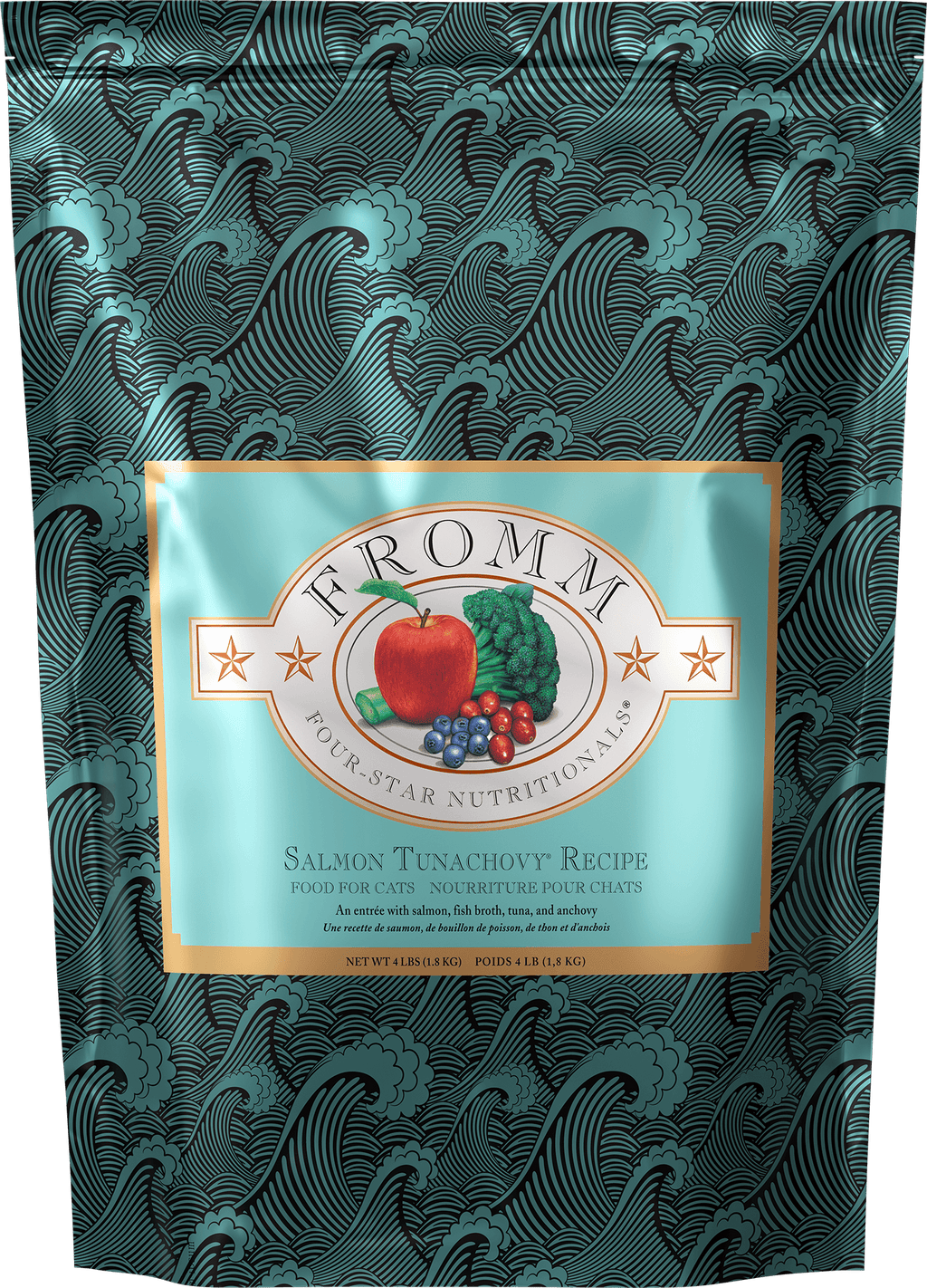 Sac de Fromm FOUR-STAR SG Chat Saumon Tunachovy — format 1.8 kg