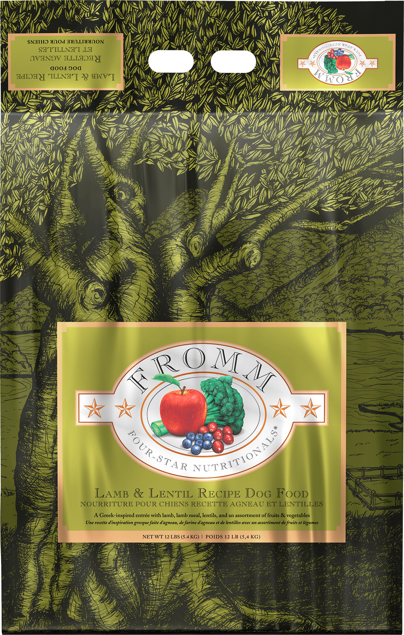 FROMM FOUR-STAR SG Chien Agneau & Lentilles 11.8kg