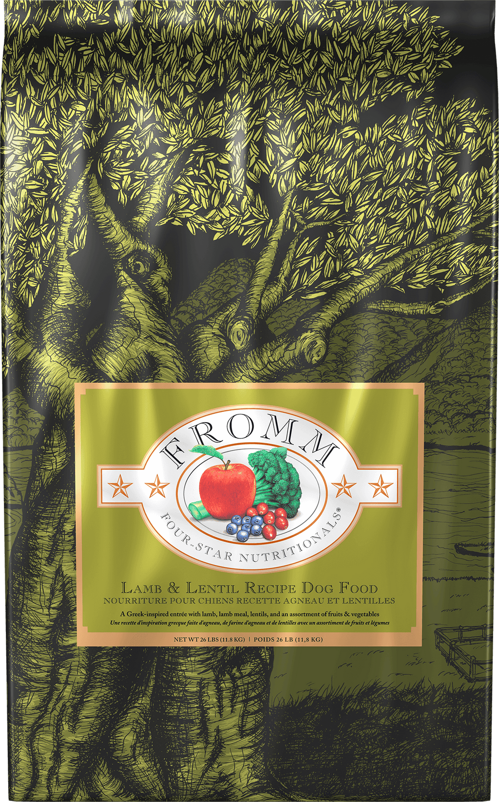 FROMM FOUR-STAR SG Chien Agneau & Lentilles