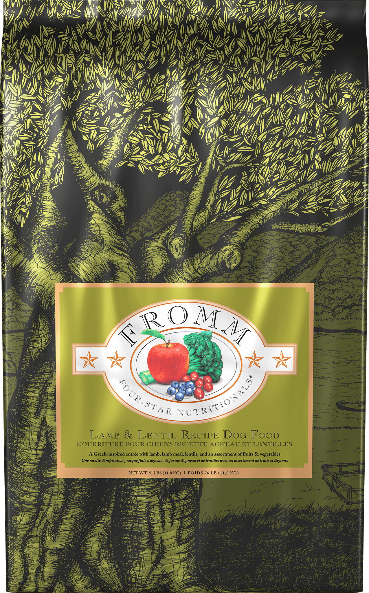 FROMM FOUR-STAR SG Chien Agneau & Lentilles 1.8kg