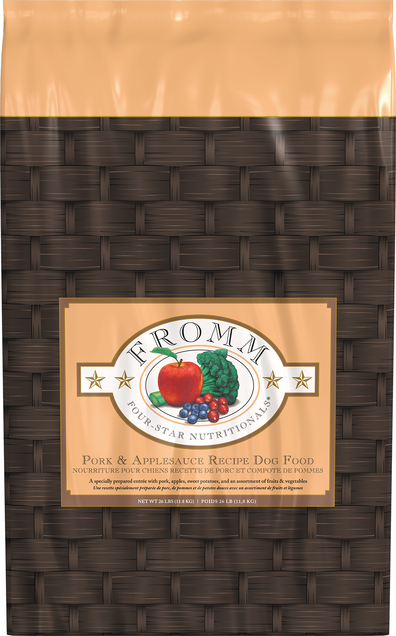 FROMM FOUR-STAR Chien Porc & Compote de Pommes 1.8kg