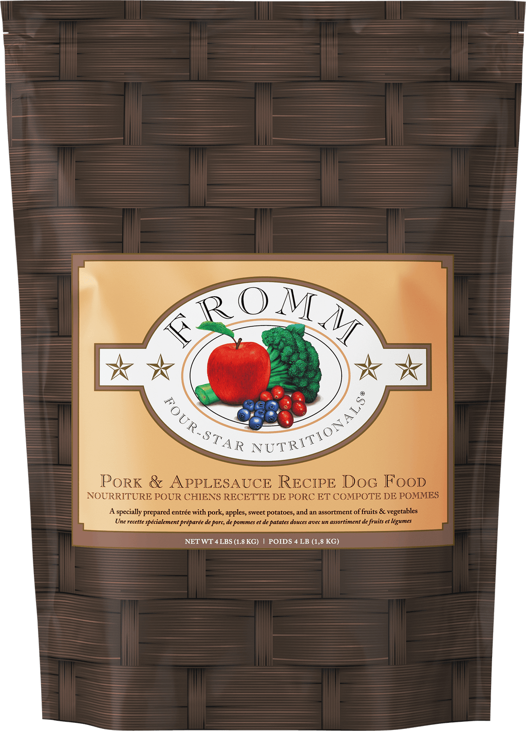 Sac de Fromm FOUR-STAR Chien Porc & Compote de Pommes — format 1.8 kg