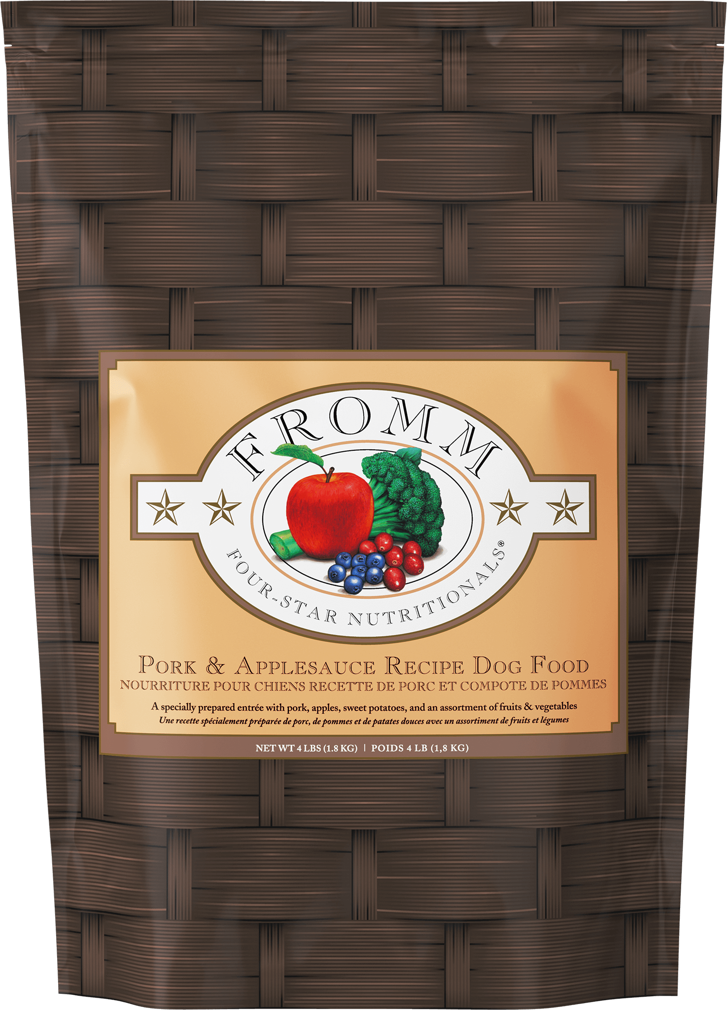 Sac de Fromm FOUR-STAR Chien Porc & Compote de Pommes — format 1.8 kg