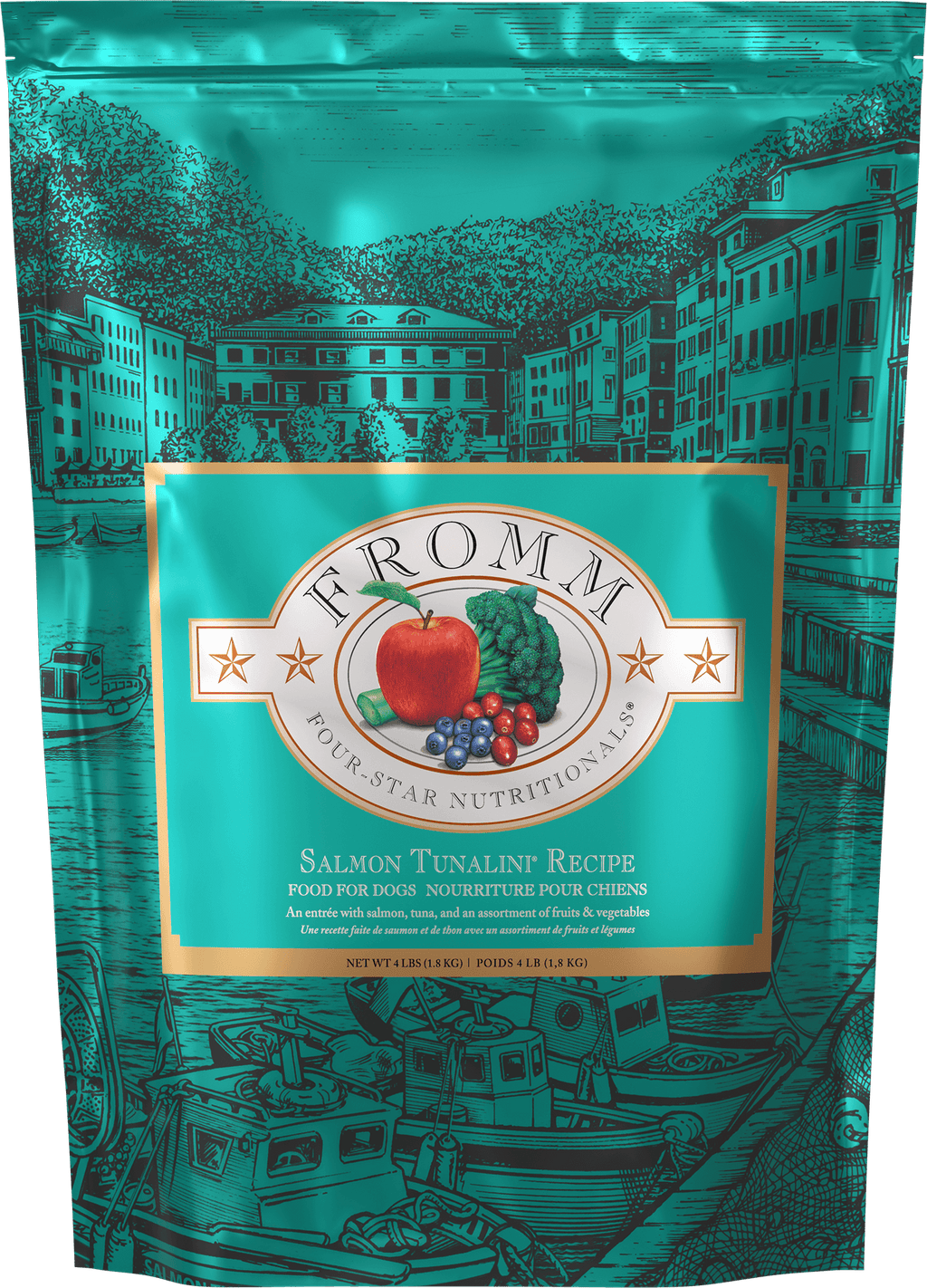 Sac de Fromm FOUR-STAR SG Chien Saumon Tunalini — format 1.8 kg