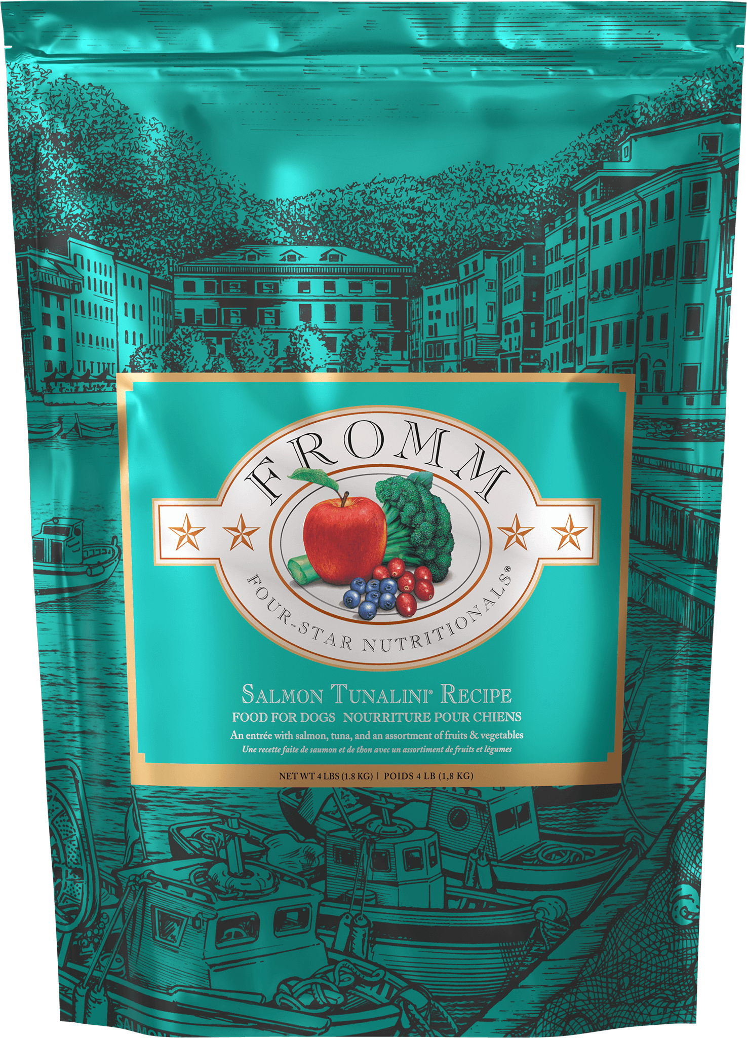 Sac de Fromm FOUR-STAR SG Chien Saumon Tunalini — format 1.8 kg