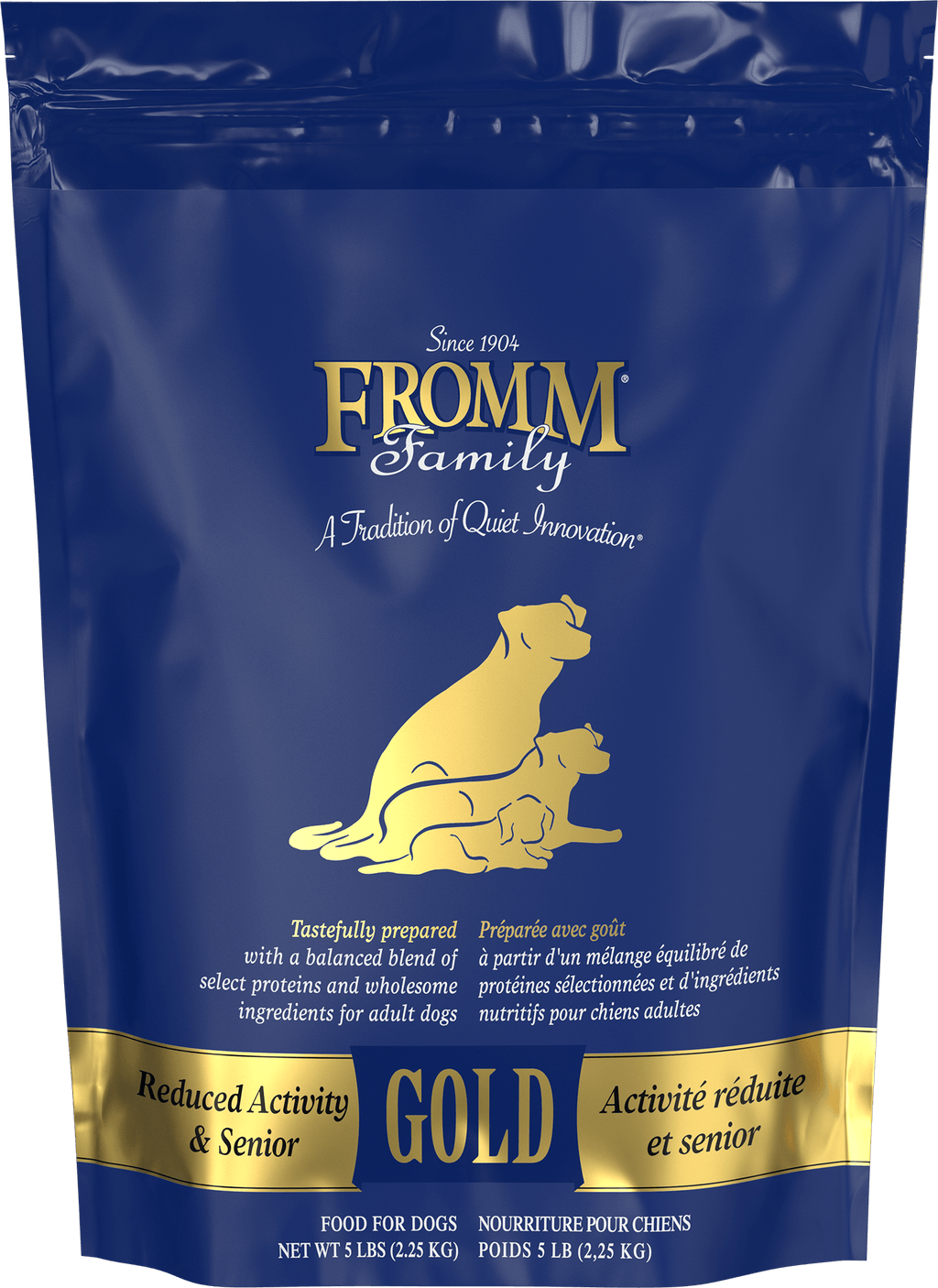 Sac de Fromm GOLD Chien Activité Réduite & Sénior — format 2.25 kg