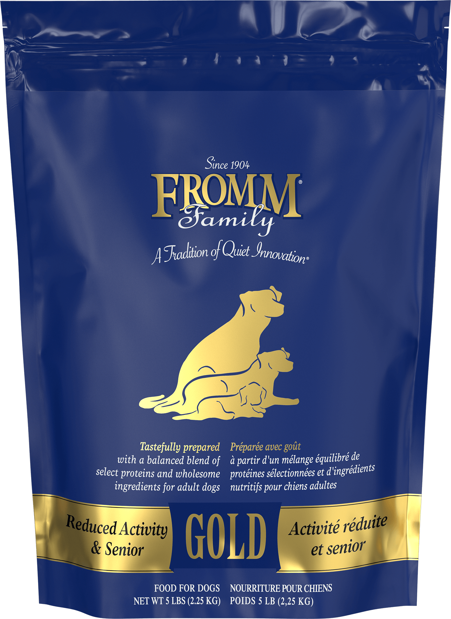 Sac de Fromm GOLD Chien Activité Réduite & Sénior — format 2.25 kg