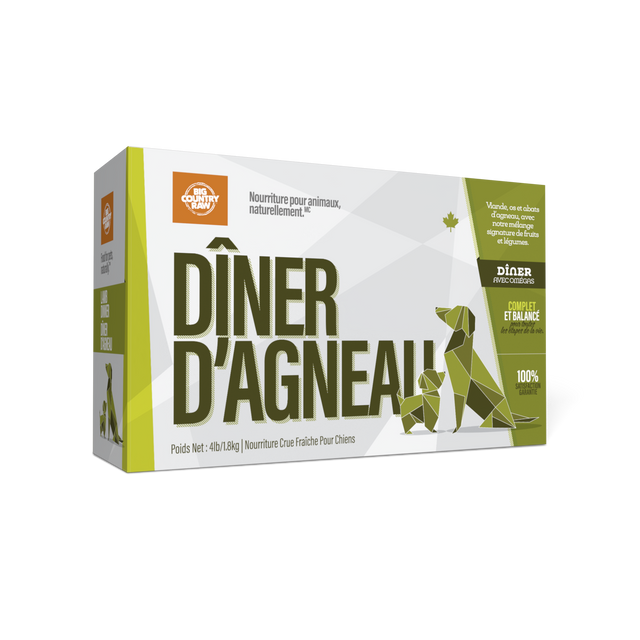 BCR Chien Dîner Agneau 1.8kg
