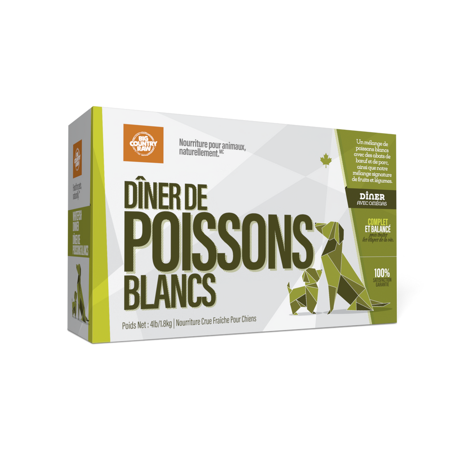 BCR Chien Dîner Poisson 1.8kg