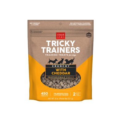 TRICKY TRAINERS Gâteries Chien Crunchy Cheddar 227g