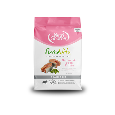 NUTRISOURCE PUREVITA GF LID Dog Salmon & Pea