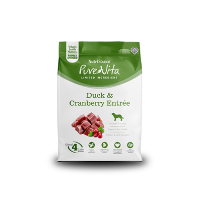 NUTRISOURCE PUREVITA LID Dog Duck & Cranberry