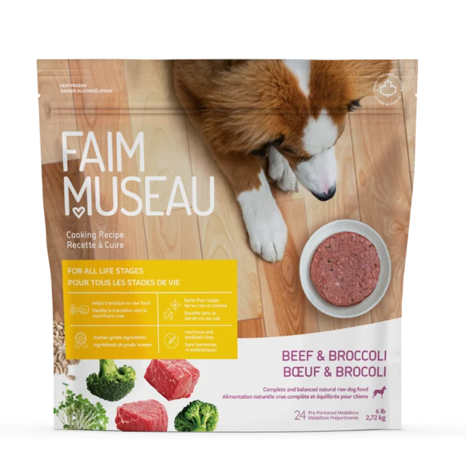 FAIM MUSEAU Dog Beef & Broccoli 2.72kg