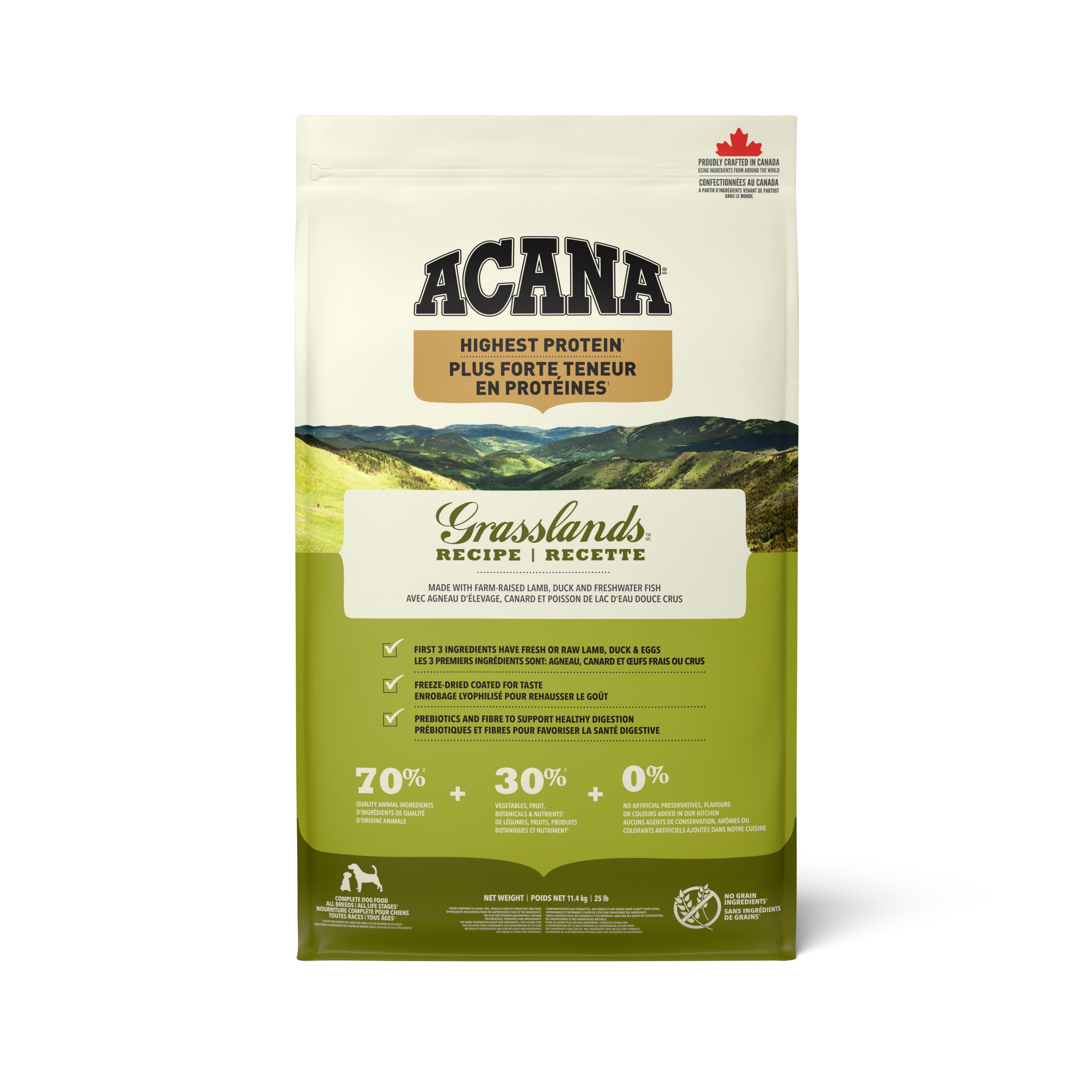 ACANA REGIONALS Chien Pâturage (Grasslands) 11.4kg