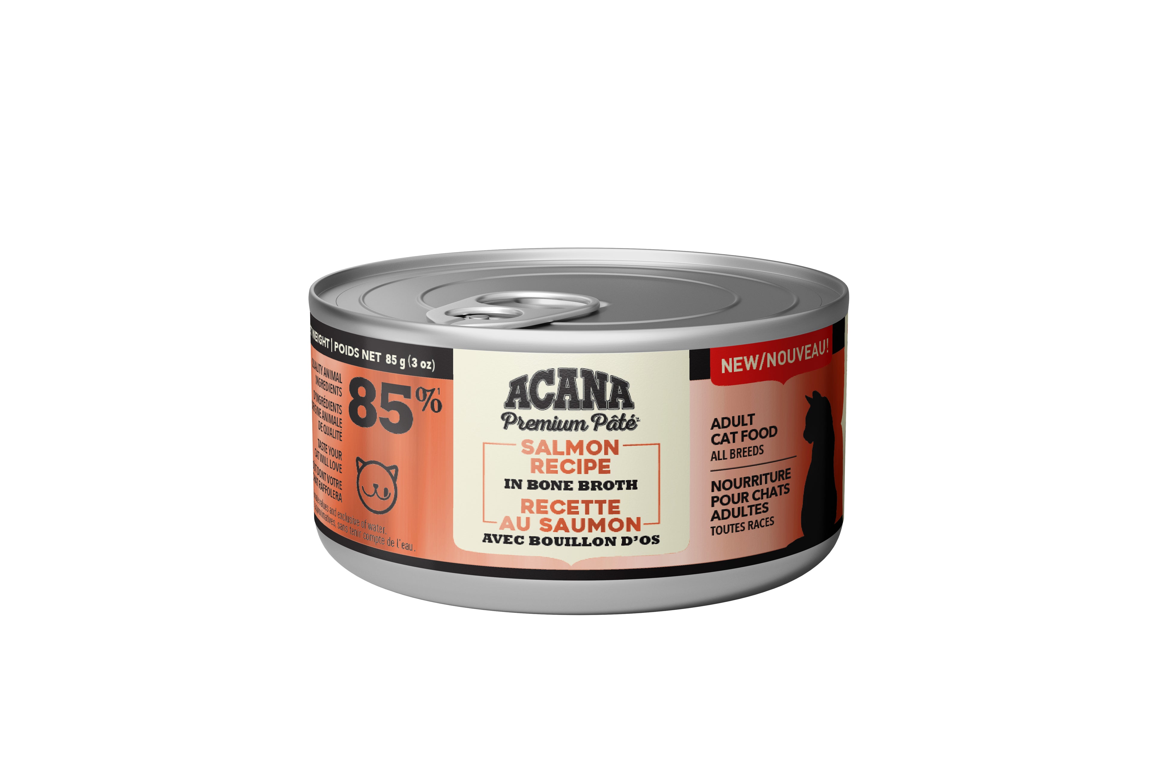 ACANA PREMIUM Chat Pâté Saumon avec Bouillon d'Os