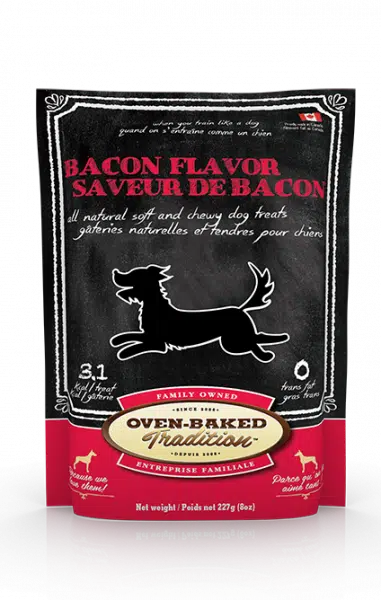 OBT Gâteries Chien Tendres Saveur de Bacon SG 227g